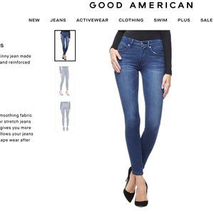Good American Good Legs high rise skinny NWOT